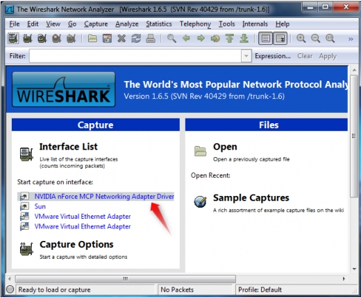 Wireshark抓包分析工具
