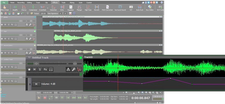 MixPad Multitrack Recording Software多音轨录音混音软件