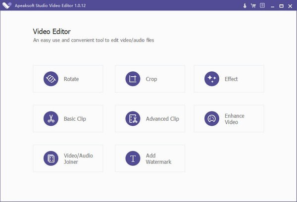 Apeaksoft Studio Video Editor(视频编辑软件)