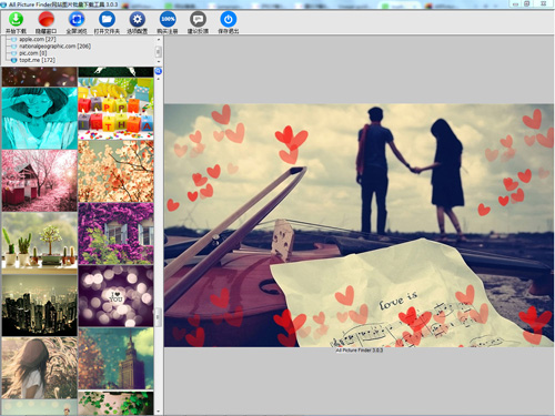 All Picture Finder网站图片批量下载器