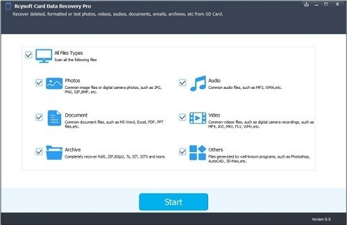 Rcysoft Card Data Recovery(sd卡数据恢复软件)