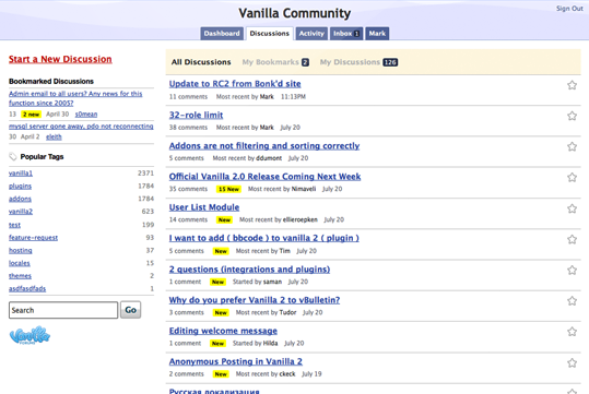 Vanilla开源论坛