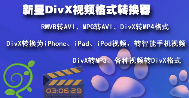 新星DivX视频格式转换器