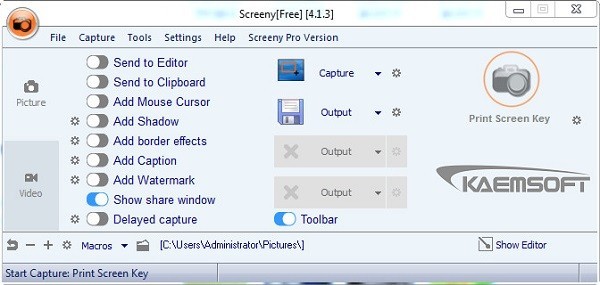 Screeny专业屏幕截图工具