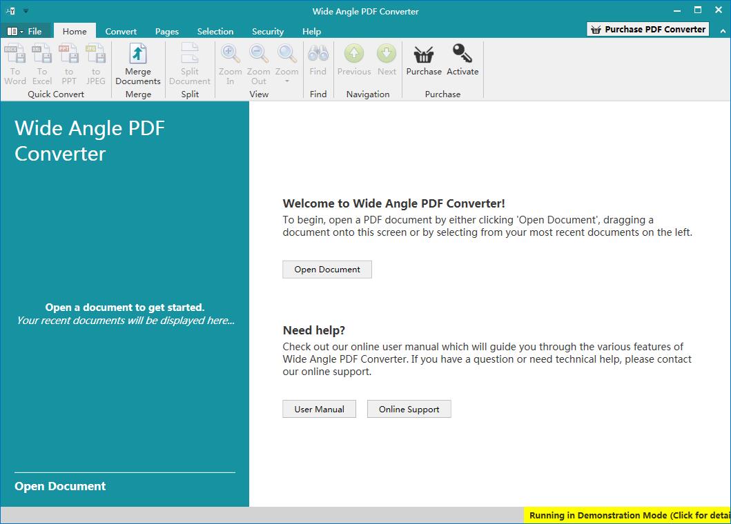 Wide Angle PDF Converter