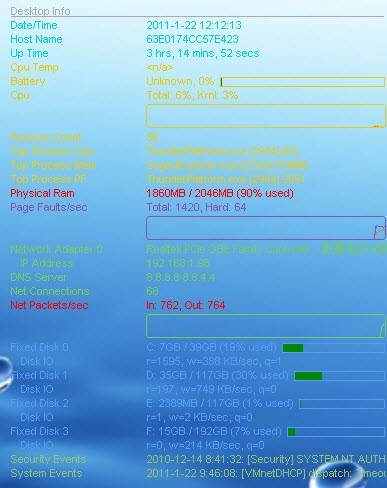 Desktop Info桌面系统信息