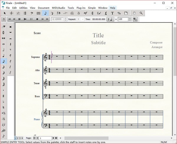MakeMusic Finale乐谱软件