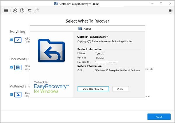 Ontrack EasyRecovery Toolkit
