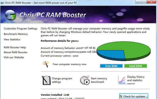 Chris-PC RAM Booster内存优化工具