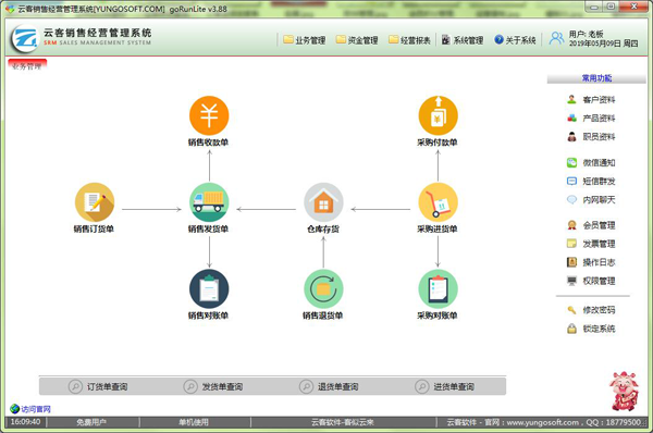 云客销售经营管理系统