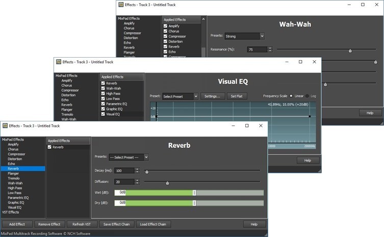 MixPad Multitrack Recording Software多音轨录音混音软件