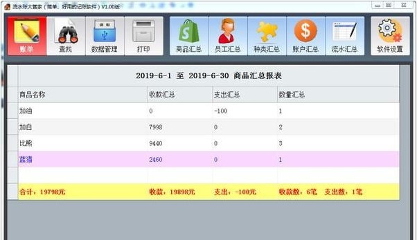 流水账大管家