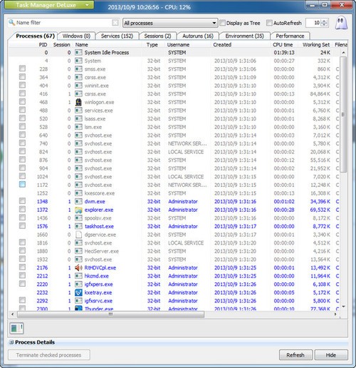 Task Manager DeLuxe高级多功能任务管理器